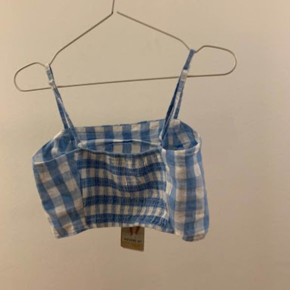 Blue and Plaid Two Piece - Picture 3 of 4